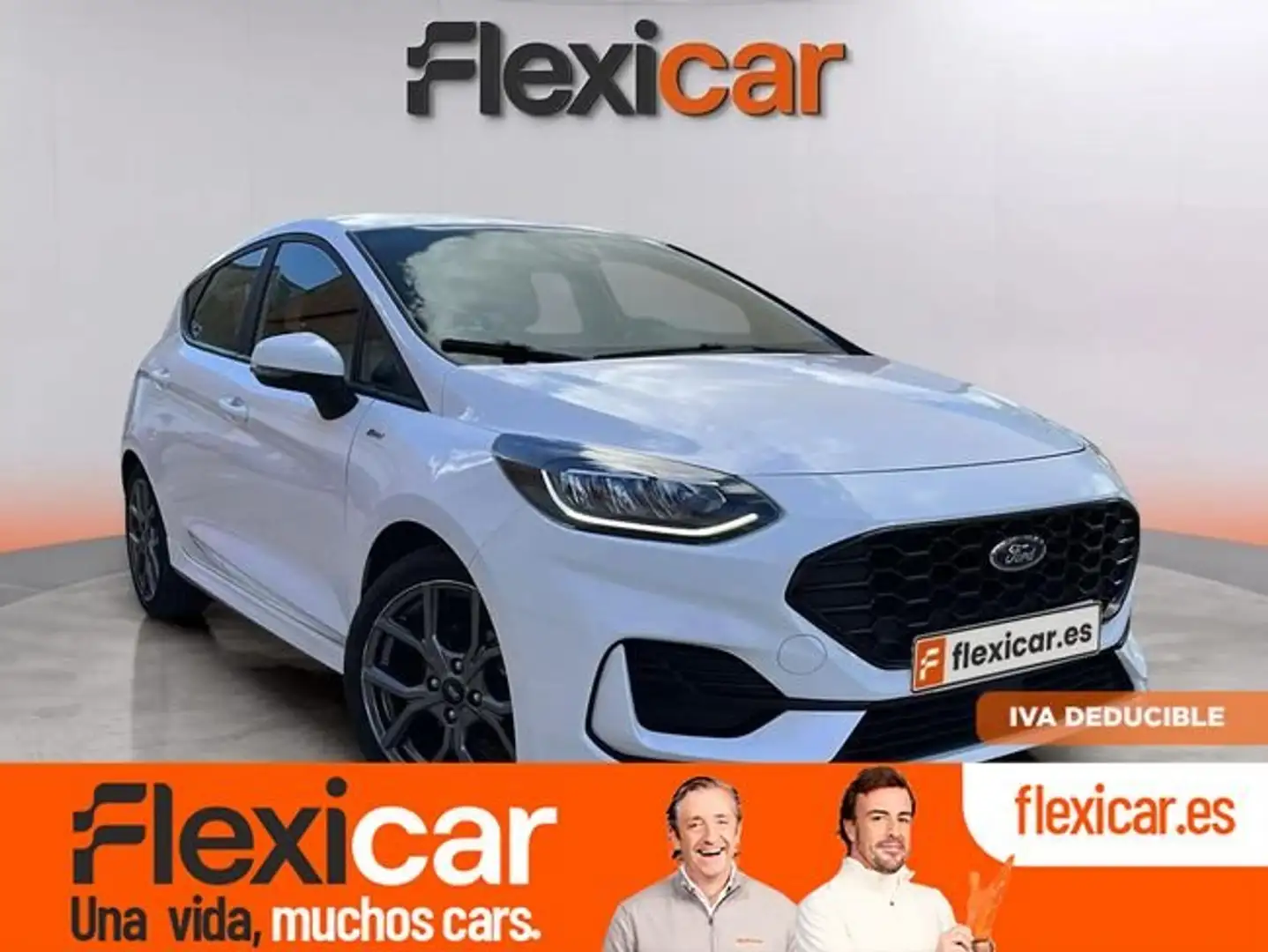 Ford Fiesta 1.0 EcoBoost MHEV 92kW(125CV) ST-Line 5p Blanco - 1