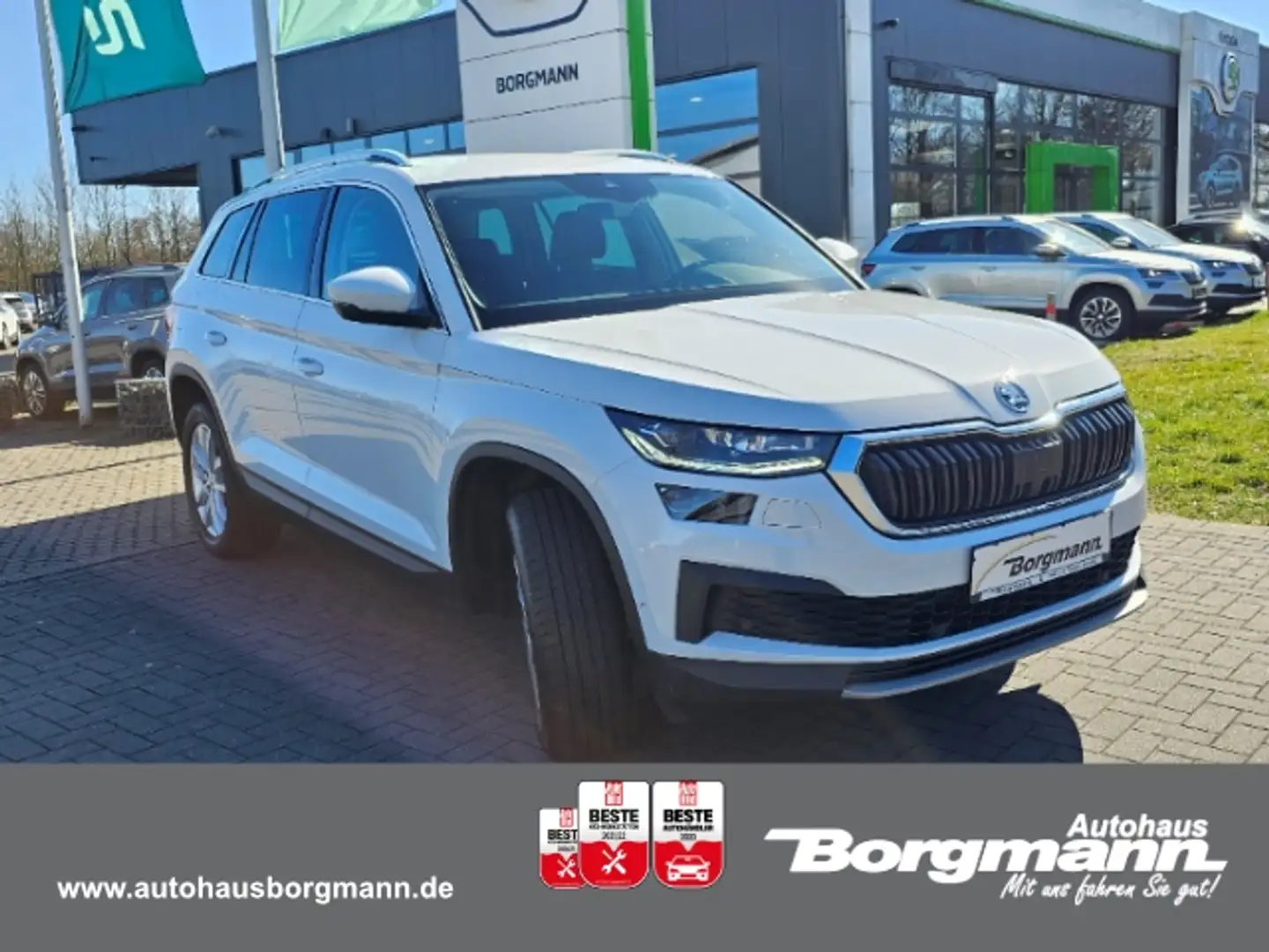Skoda Kodiaq Style 2,0 TDI 110 kW 4x4 DSG 7-Sitzer AHK Navi Dig White - 1