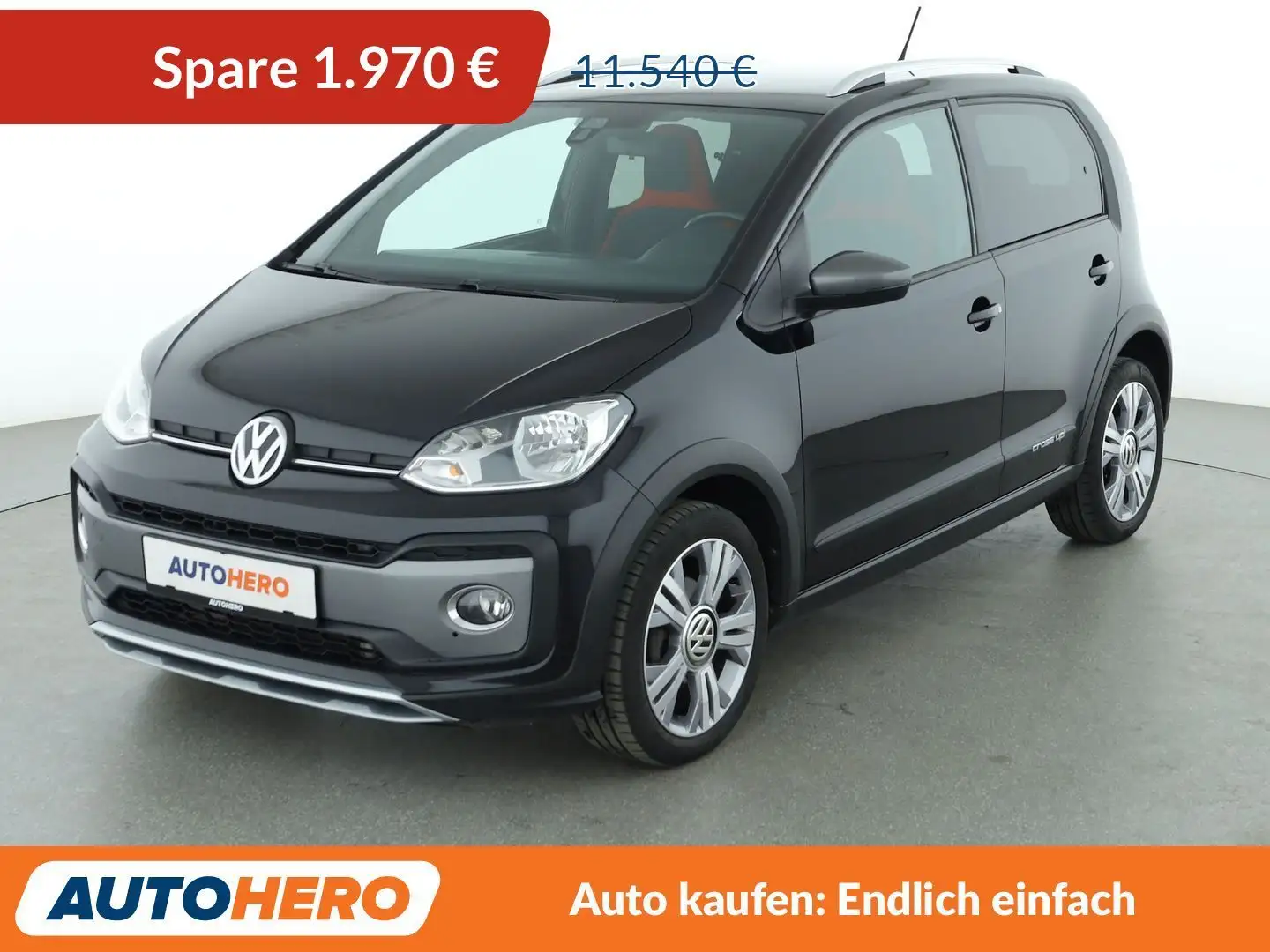 Volkswagen up! 1.0 TSI Cross up! *BEATS*TEMPO*PDC*SHZ* Noir - 1