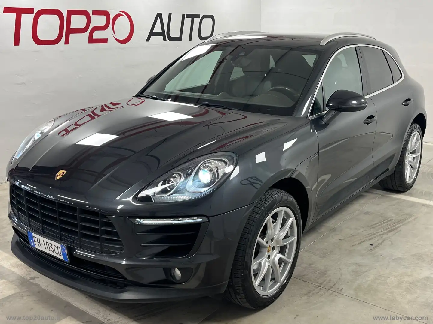 Porsche Macan S 3.0D PDK MY16|PELLE TOTALE|RETROCAMERA|AUTOM. Grijs - 1