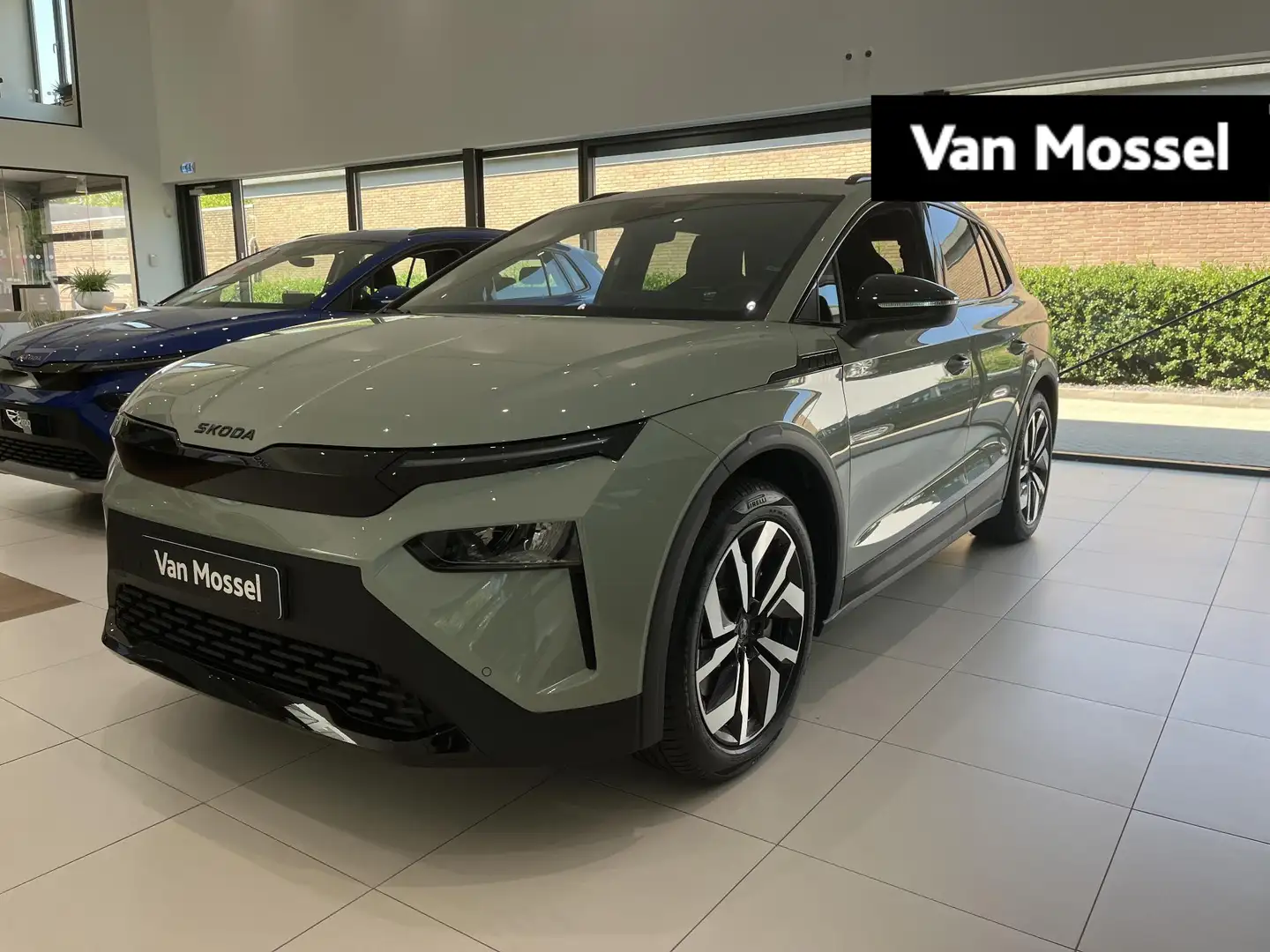 Skoda Elroq 85 Sportline Edition 286 PK | Lichtmetalen Velgen Groen - 1