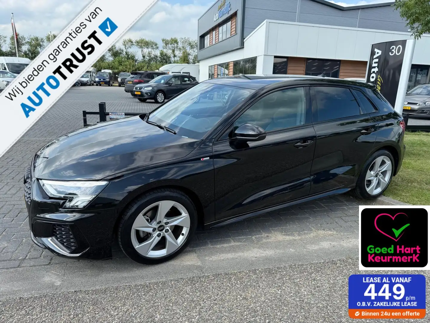 Audi A3 Sportback 30 TFSI S line edition BLACK OPTIC AUTOM Zwart - 1