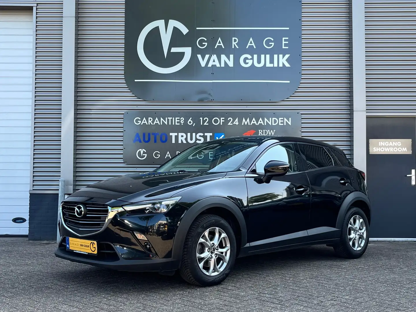 Mazda CX-3 2.0 SkyActiv-G 121PK Clima,Cruise,Carplay,Isofix,P Zwart - 1