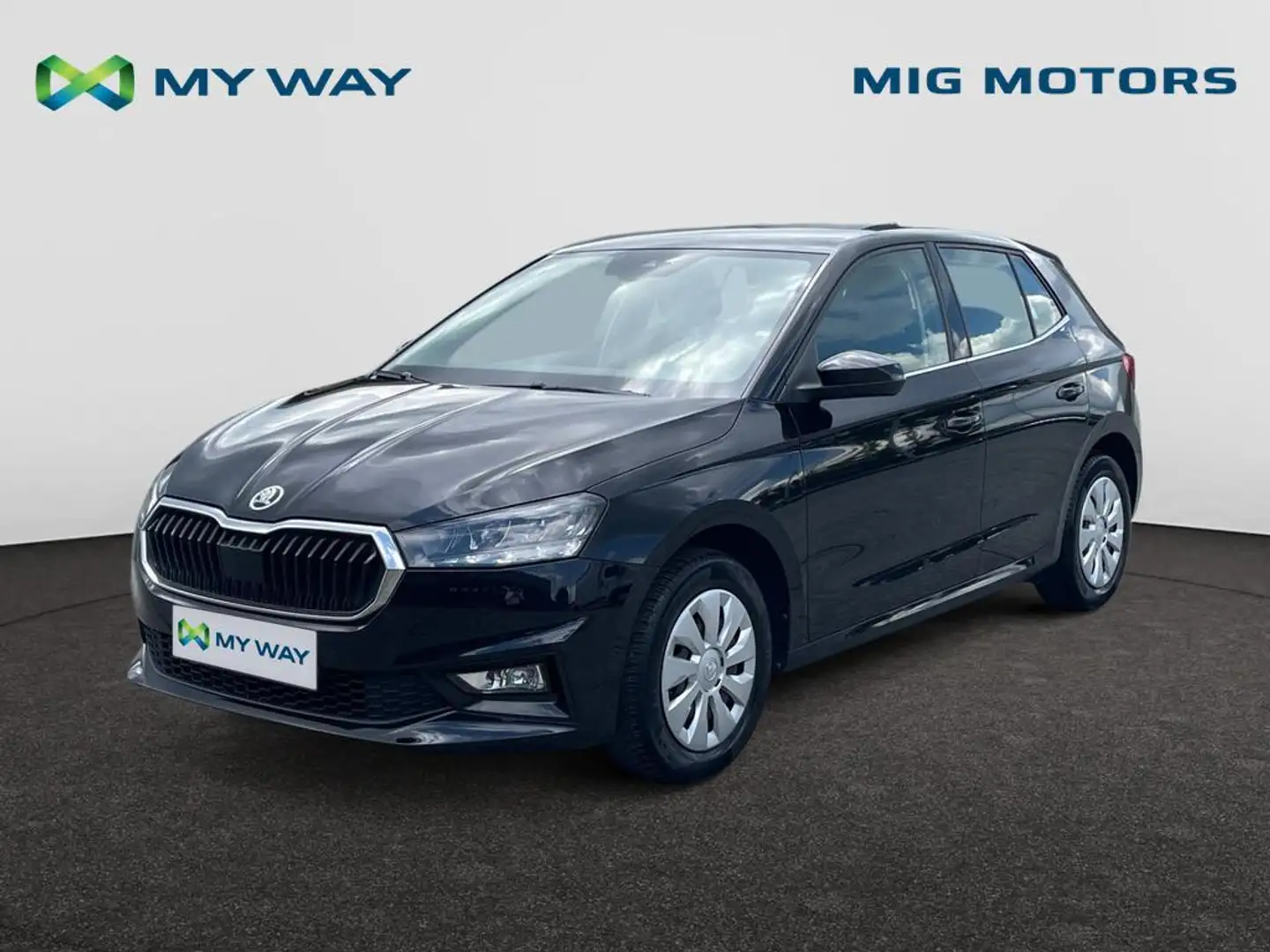 Skoda Fabia Clever 1.0 TSI (110pk) /// Automaat /// Afneembare trekhaak /// Zetelverwarming vooraan /// Apple Carplay & Android Auto Noir - 1
