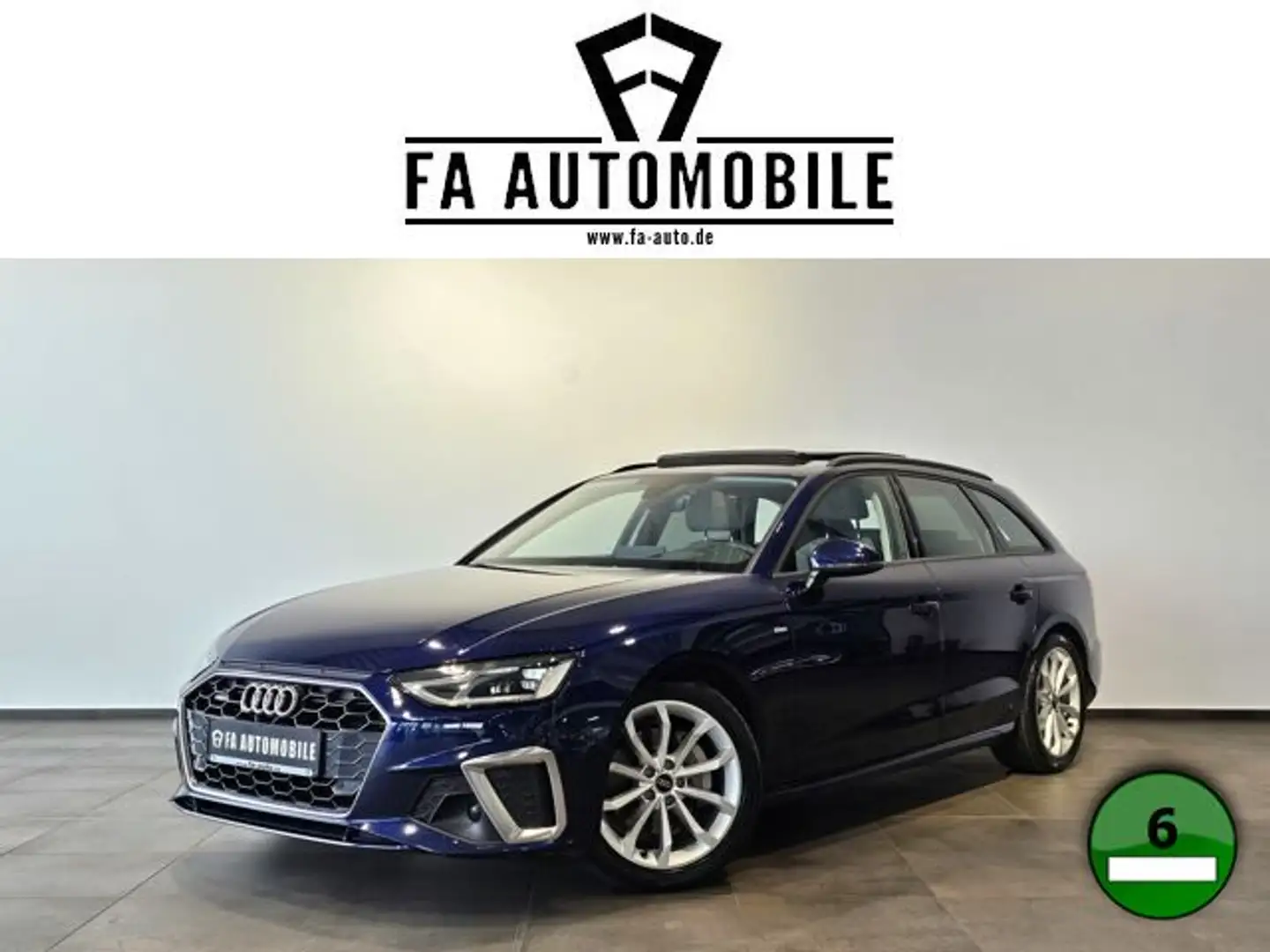 Audi A4 40 TDI Quat. S Line Led Pano Massage Head.Up Bleu - 1