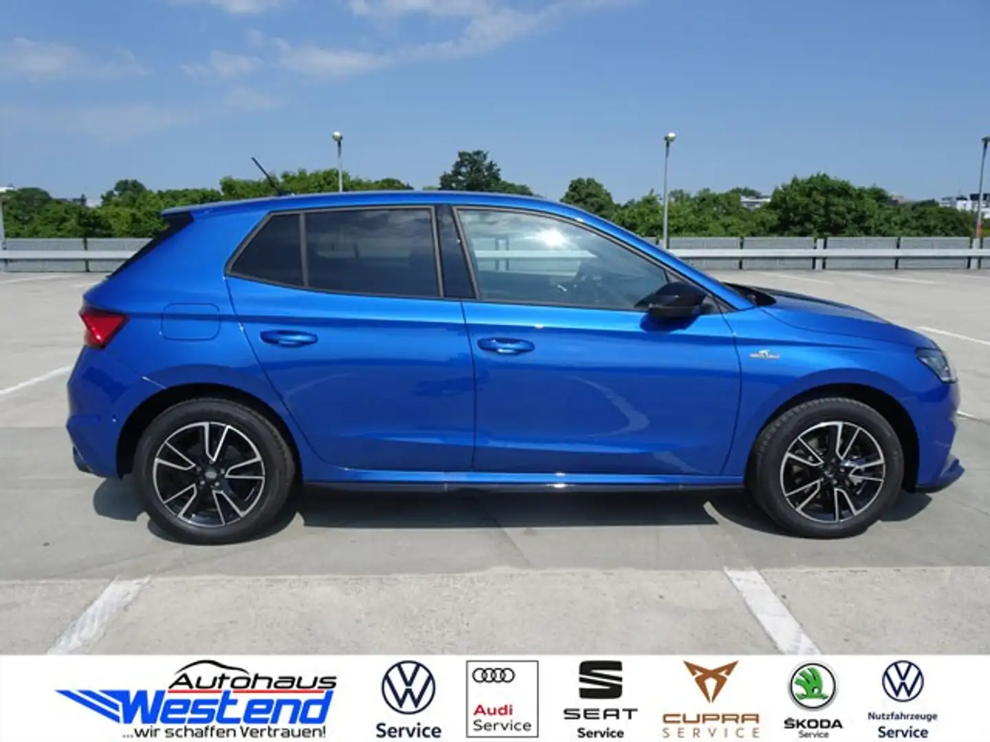 Skoda Fabia Monte Carlo 1.0l TSI 85kW Automatik LED Klima Blau - 2