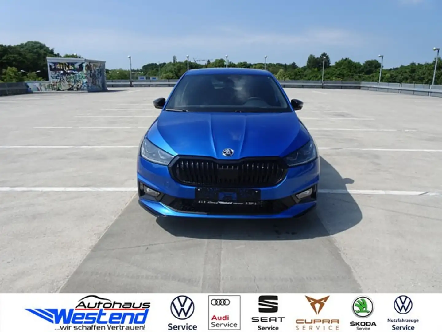 Skoda Fabia Monte Carlo 1.0l TSI 85kW Automatik LED Klima Blau - 1