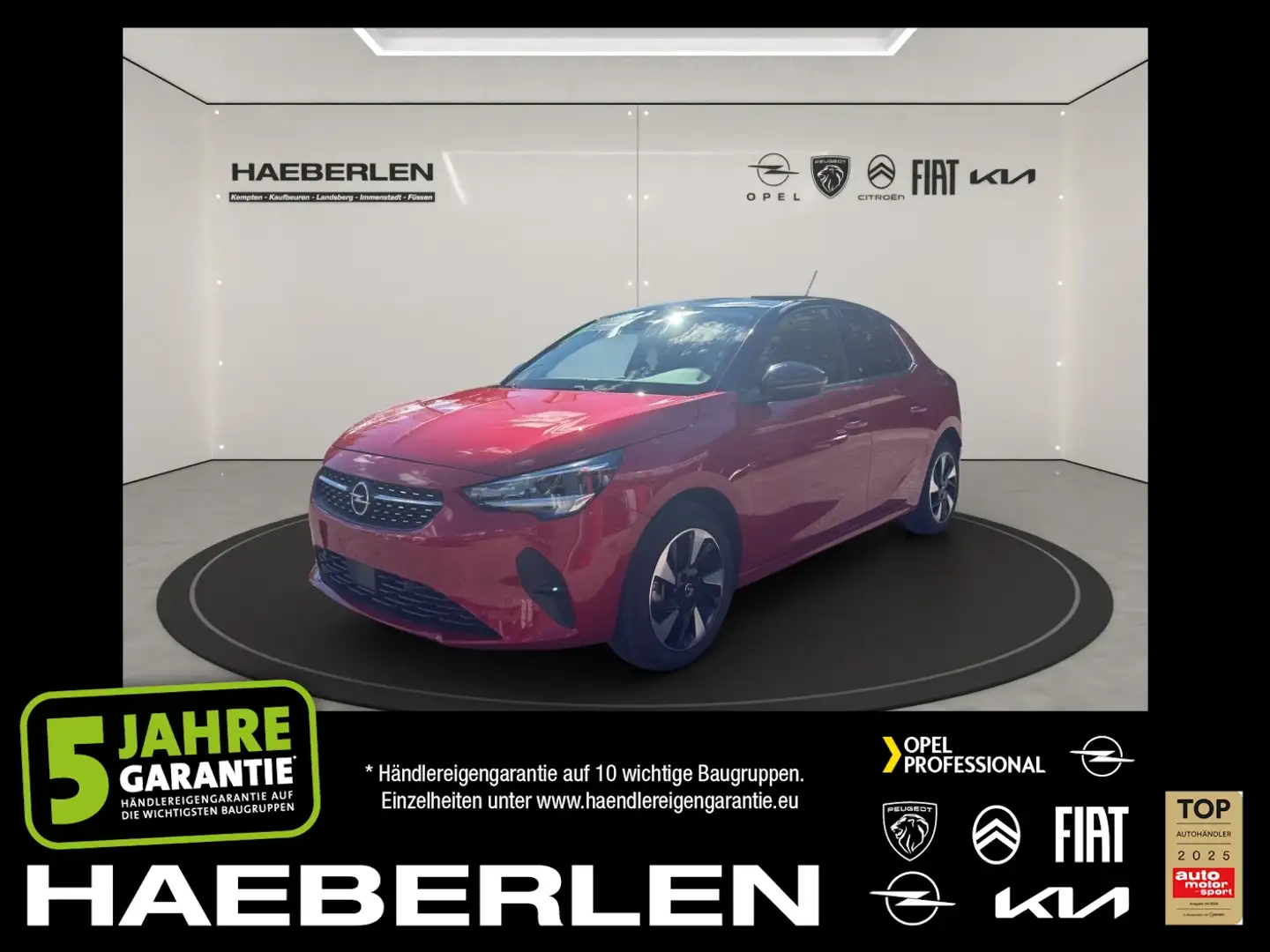 Opel Corsa F e Elegance LED+Navi+SHZ+KlimaA+LM+PDC Rot - 1