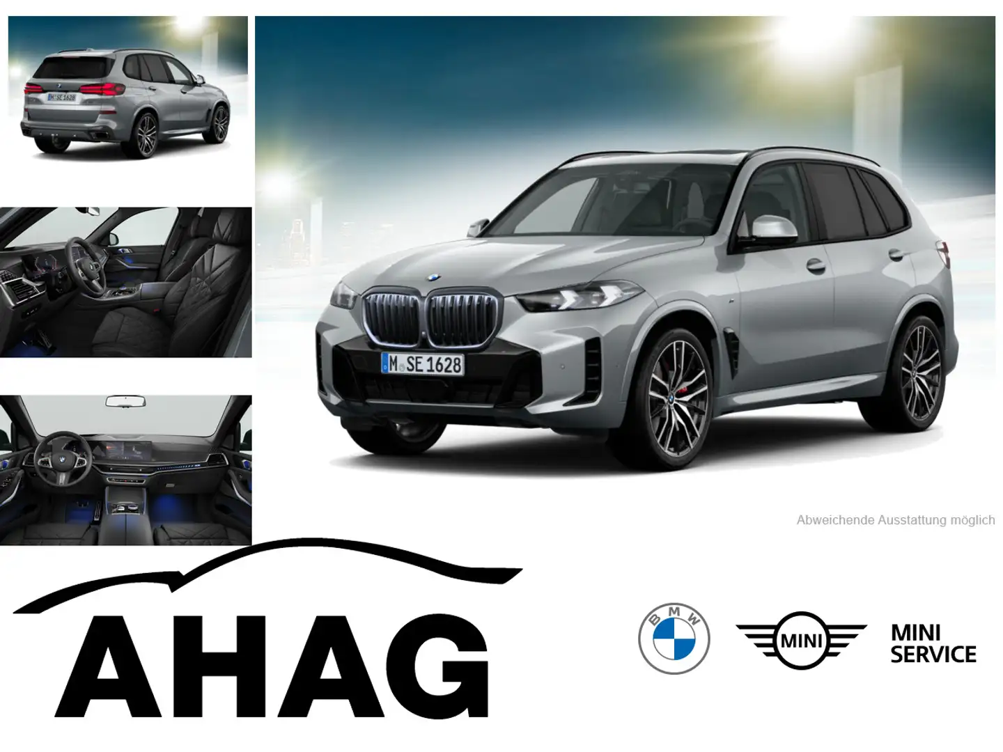 BMW X5 xDrive30d Navi Glasdach LED Scheinwerfer Bluetooth Grau - 1