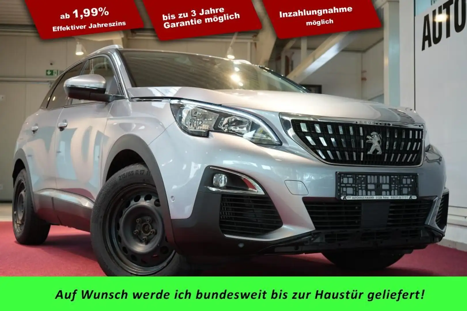 Peugeot 3008 130 EAT8 Allure *LED*Virtual*Kamera* Grijs - 1