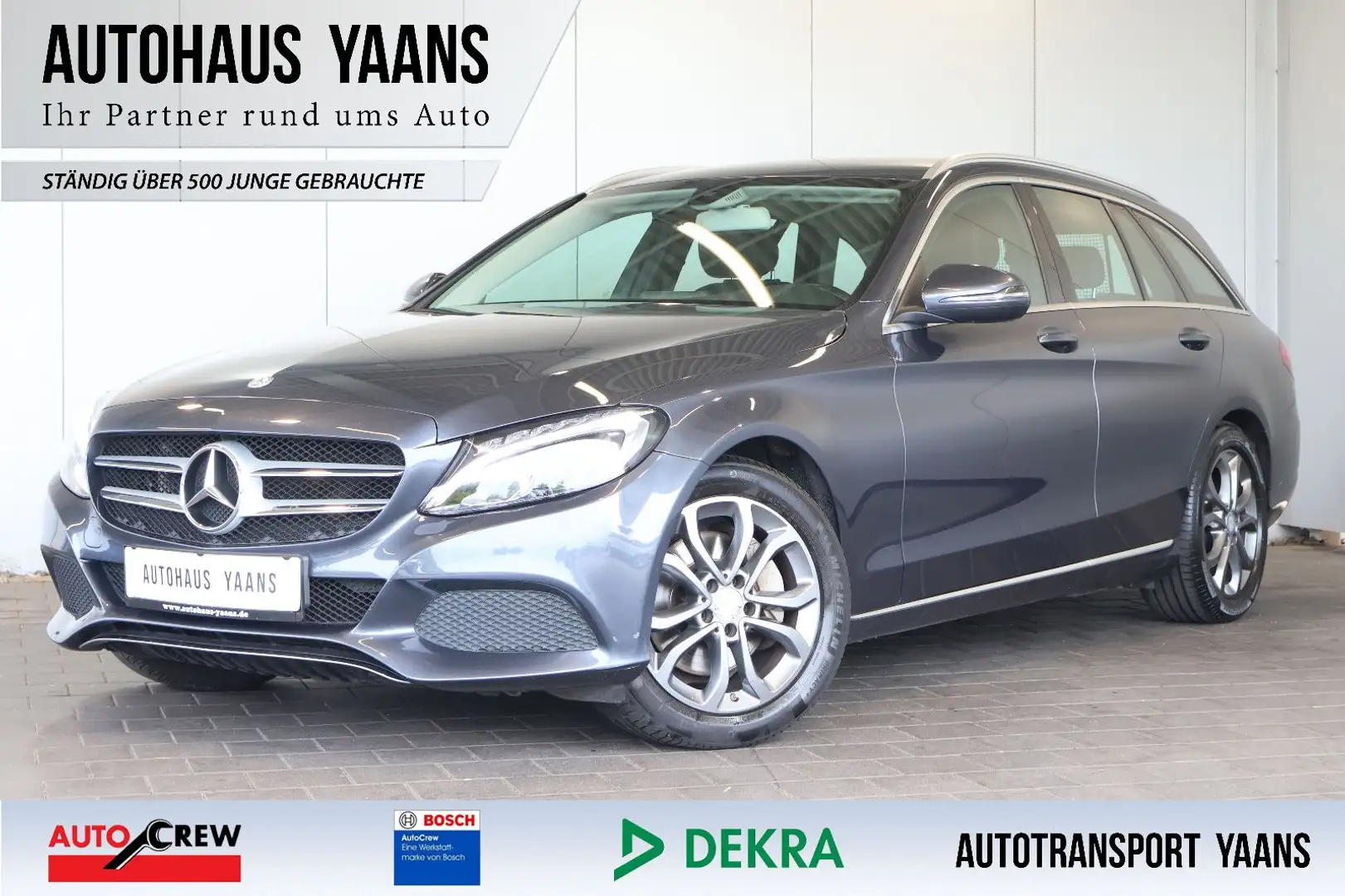Mercedes-Benz C 250 T d FRONT+NAVI+LED+AHK Grau - 1