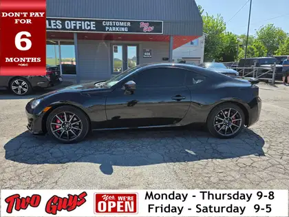 Black 2018 Subaru BRZ Sport-tech RS RWD Coupe 6-Speed Manual