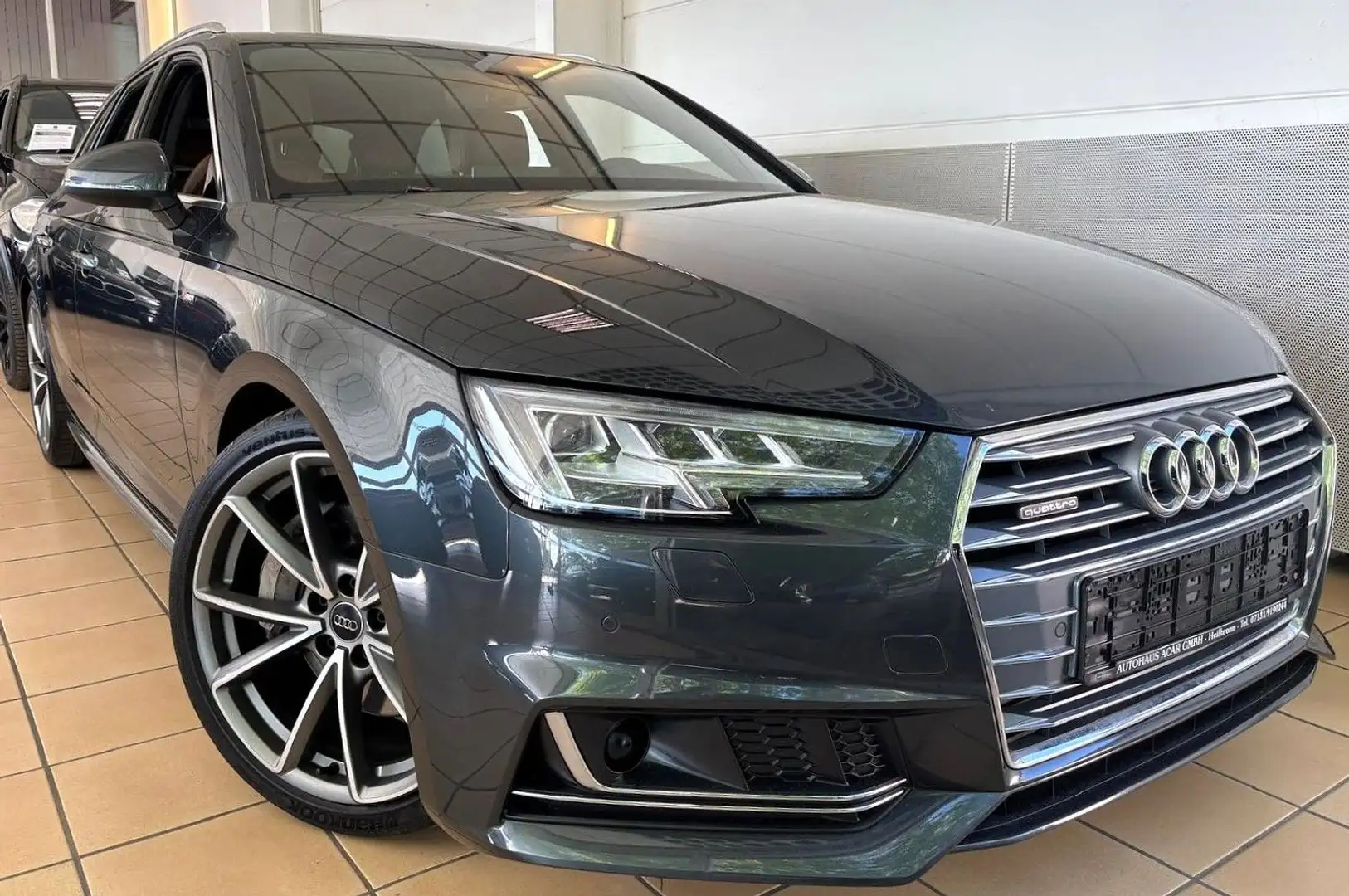 Audi A4 3.0 V6 TDI S-line Matrix ACC Virtual Key-GO B&O Gris - 1