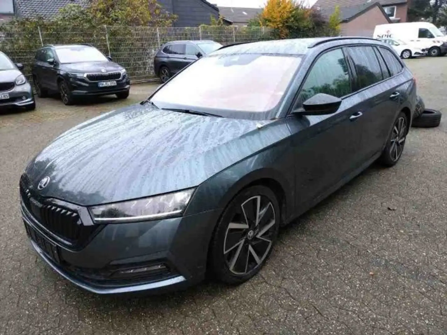Skoda Octavia Combi 2.0 TDI DSG STYLE LM18 SPORTPAKET Gris - 2
