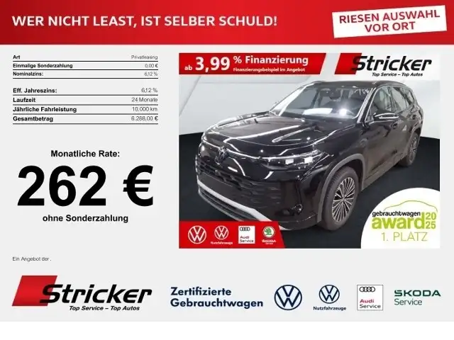 Volkswagen Tayron Life 1.5eTSI DSG 262,-ohne Anzahlung 7-Sitzer AHK