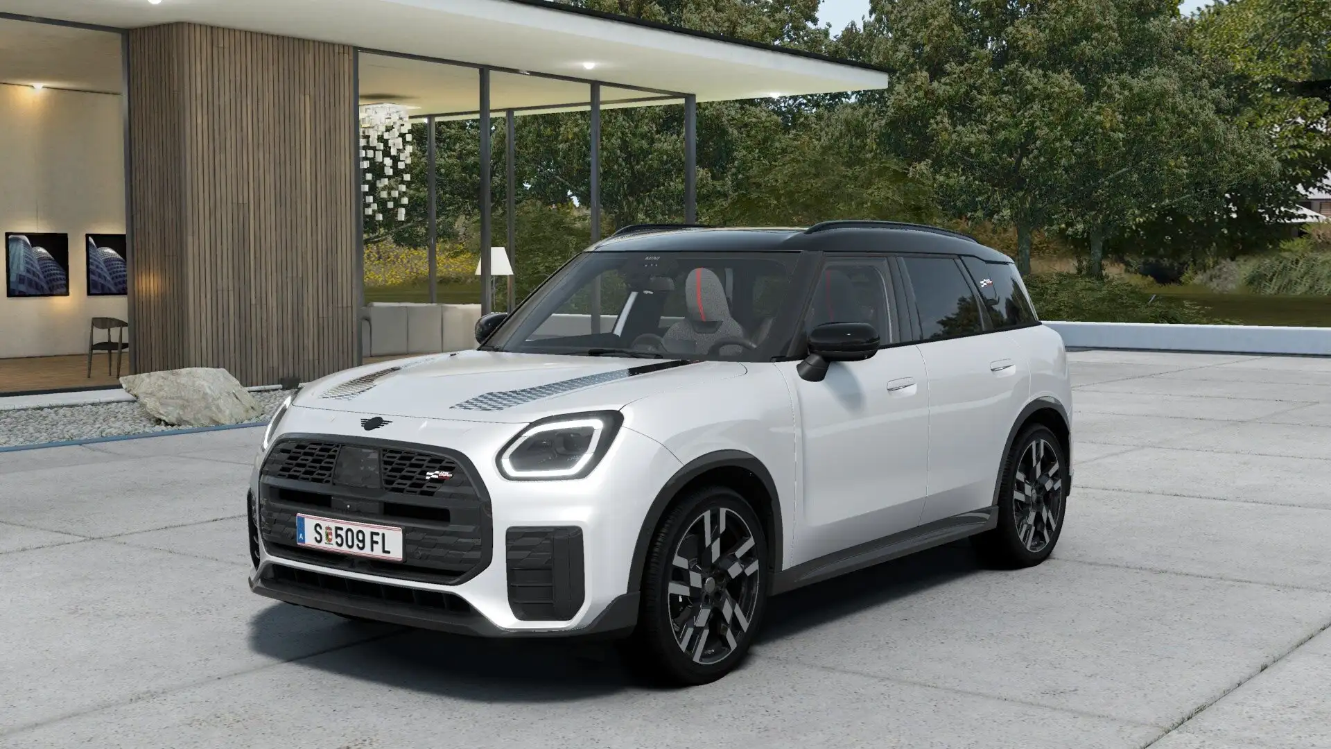 MINI Cooper Countryman Countryman C  Panorama-Glasdach // Sportbremse JCW Wit - 1