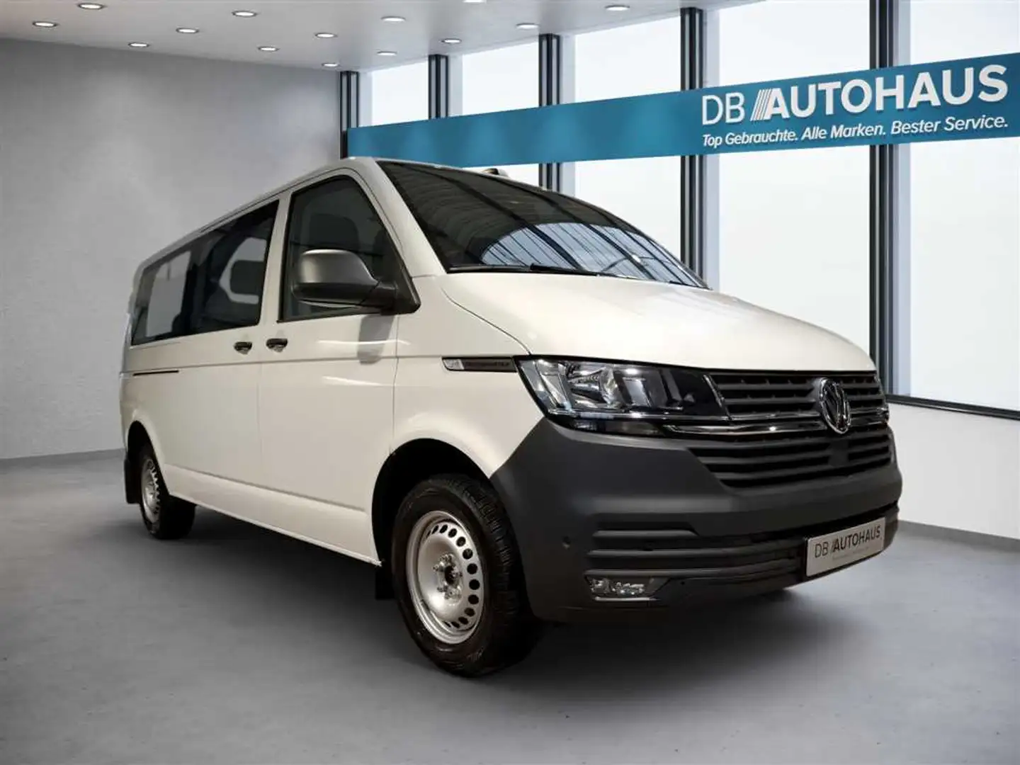 Volkswagen T6 Kombi 2.0 TDI LRS 9 Sitzer Weiß - 2