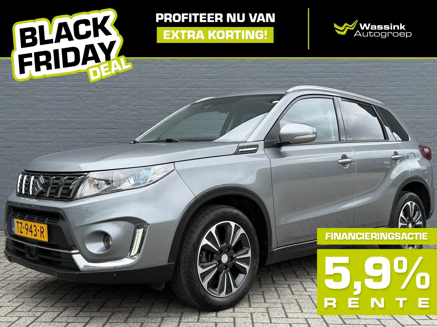 Suzuki Vitara BLACK FRIDAY DEAL |1.4 Boosterjet 140pk Automaat S Gris - 1