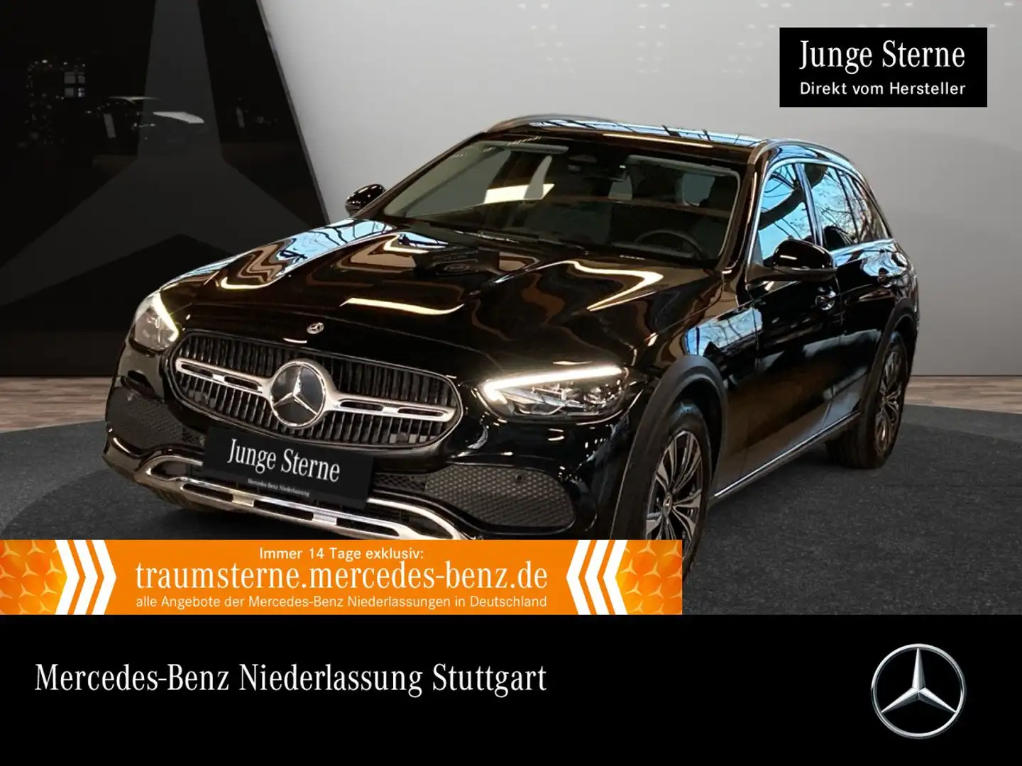 Mercedes-Benz C 220 d T 4M AVANTG+AHK+LED+KAMERA+KEYLESS+9G Schwarz - 1