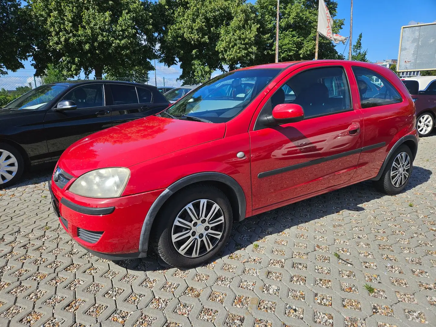 Opel Corsa 1.0 Twinport Enjoy, Klimaanlage Roşu - 1