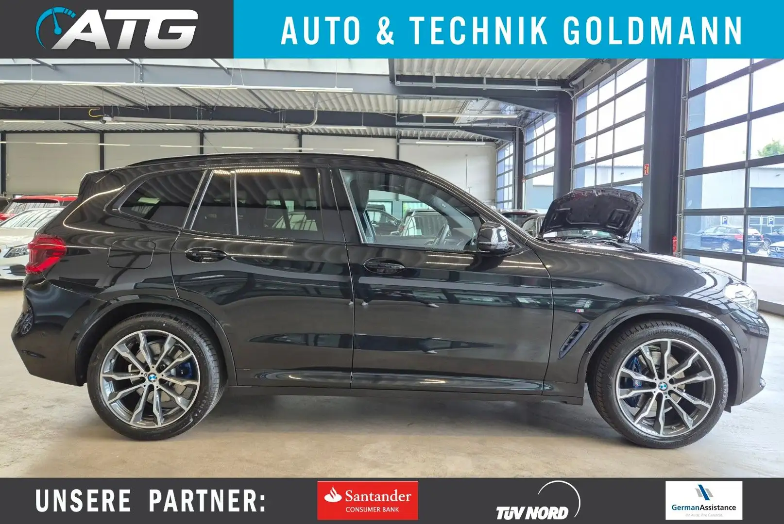 BMW X3 XDRIVE 30d M SPORT LEDER CAM NAV LED HUD TOTW Schwarz - 1