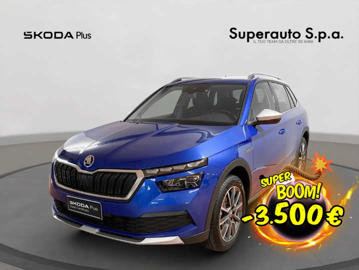 Skoda Kamiq 1.0 TSI 110 CV ScoutLine Blu/Azzurro - 1