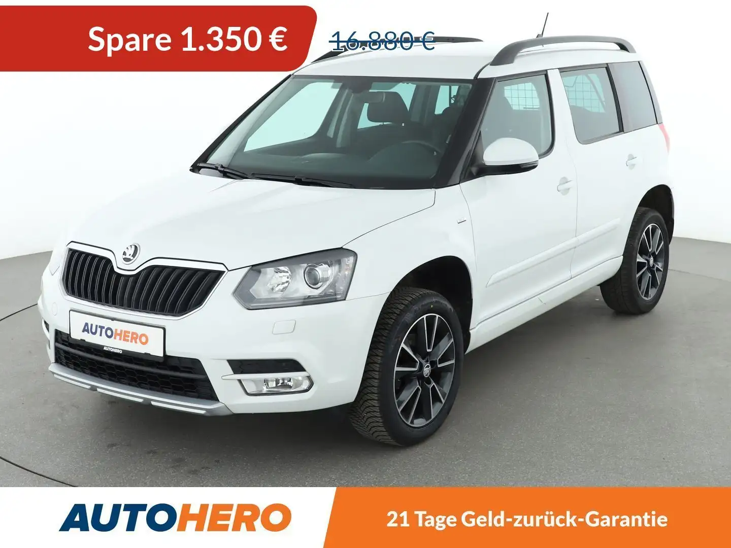 Skoda Yeti 2.0 TDI Drive *NAVI*BI-XENON*TEMPO*CAM*PDC*SHZ* Wit - 1