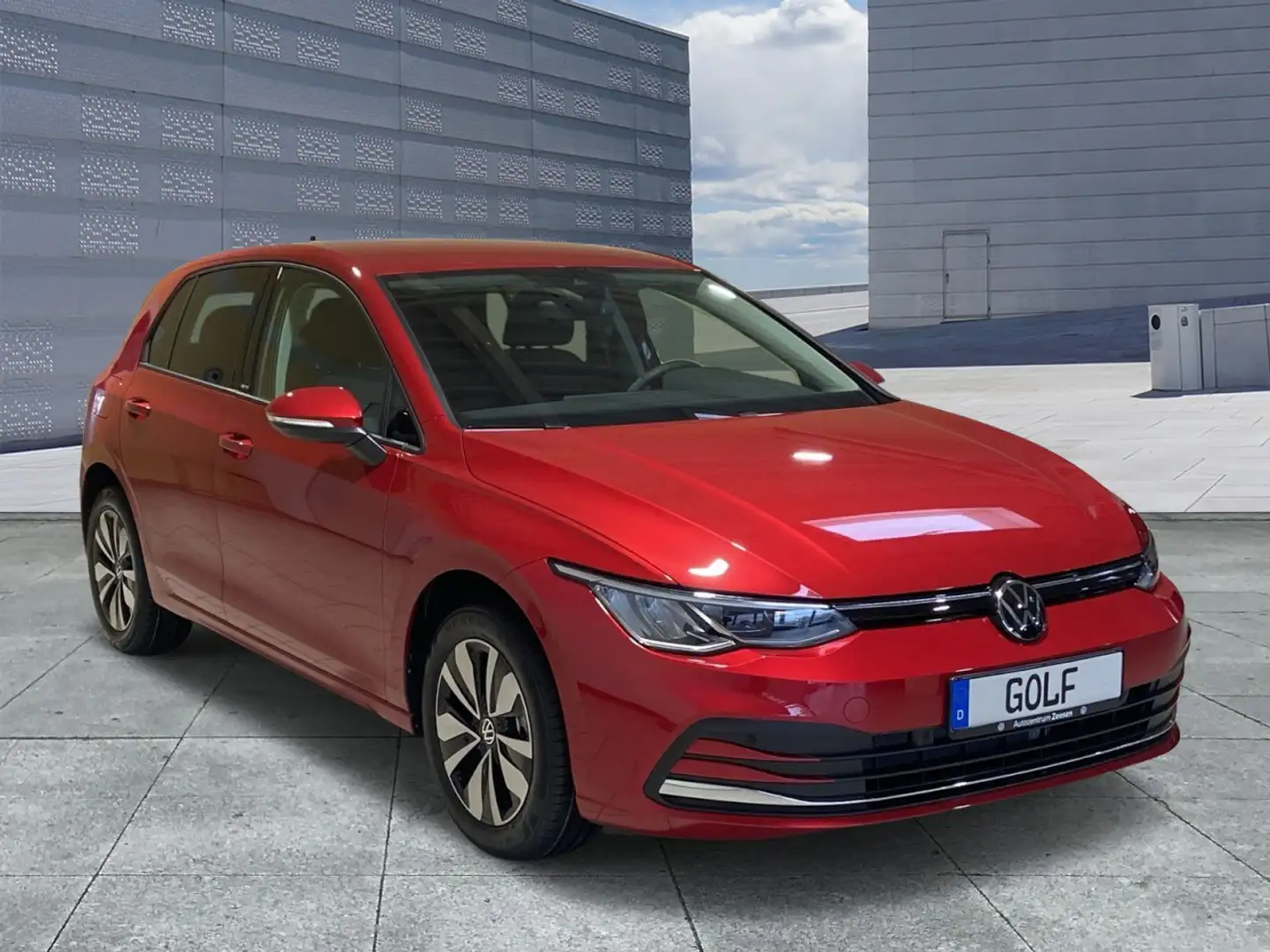 Volkswagen Golf VIII 1.0 eTSI Life MOVE DSG+SHZ+USB+DAB+EPH Klima Rot - 2