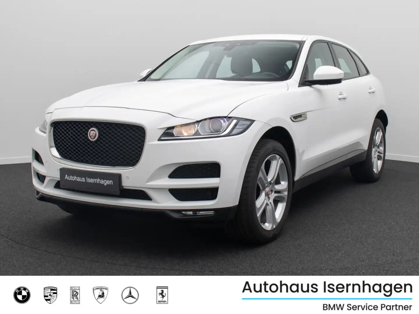 Jaguar F-Pace Pure AWD Xenon Memory Kamera Tempomat 20 Weiß - 1
