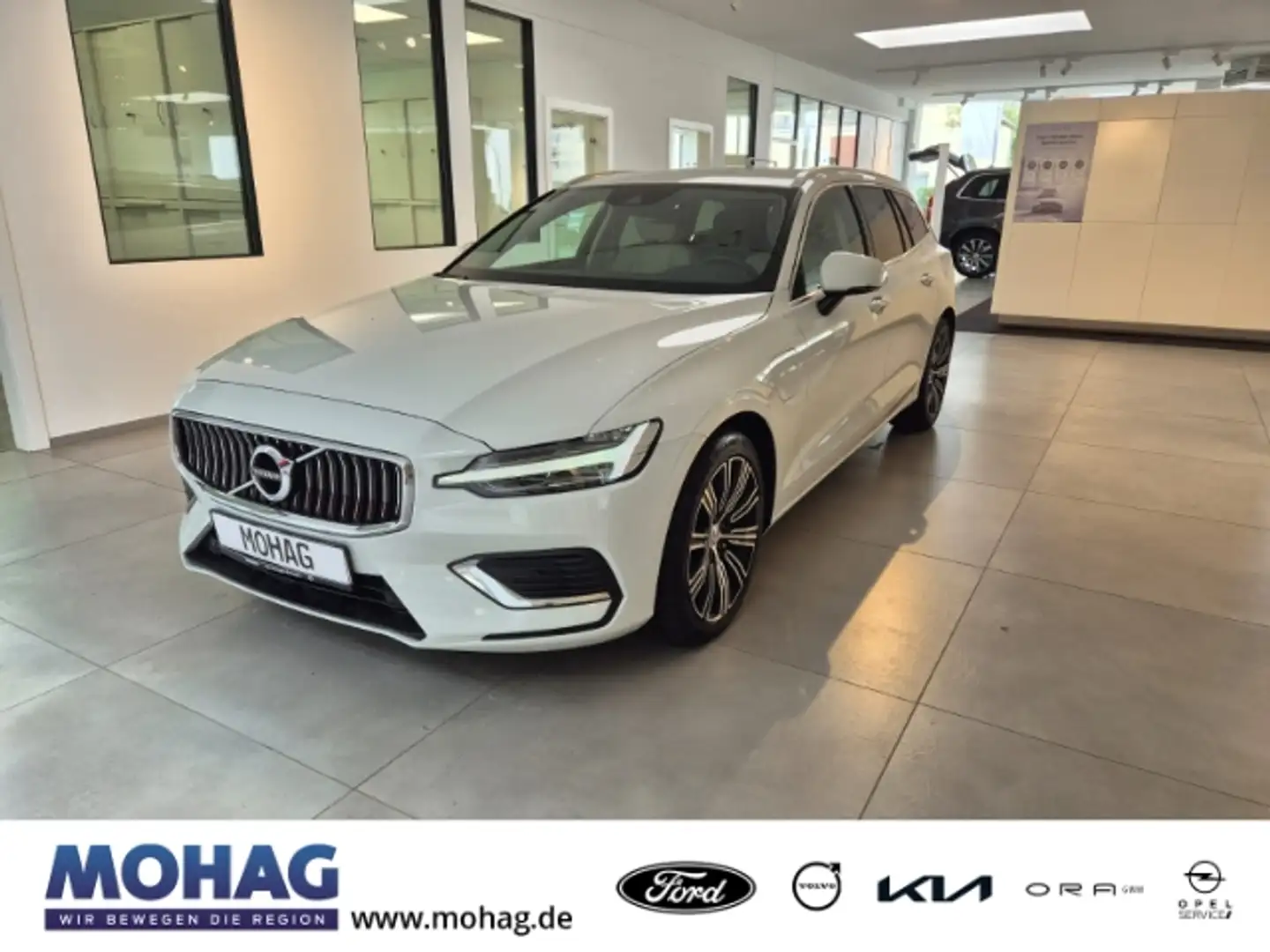 Volvo V60 Recharge Inscription Expression T6 AWD-ACC White - 1