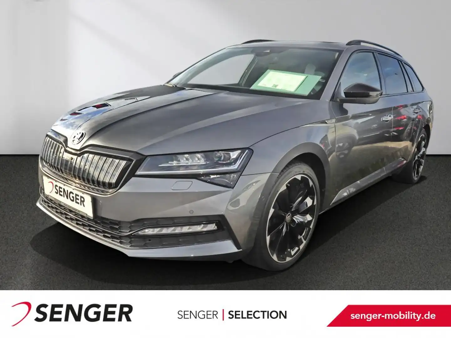 Skoda Superb Combi 1.4 TSI iV Sportline Navi Pano. AHK Grijs - 1