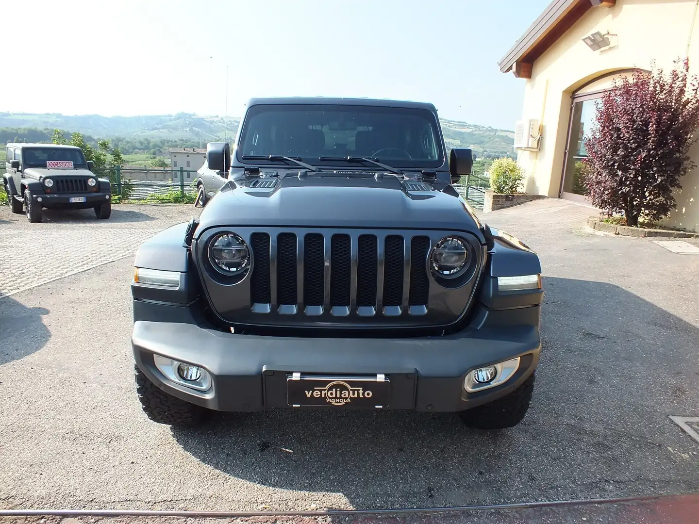 Jeep Wrangler 2.2 Mjt II SAHARA CORTO HARD-TOP- TAGLIANDI JEEP- Grigio - 2
