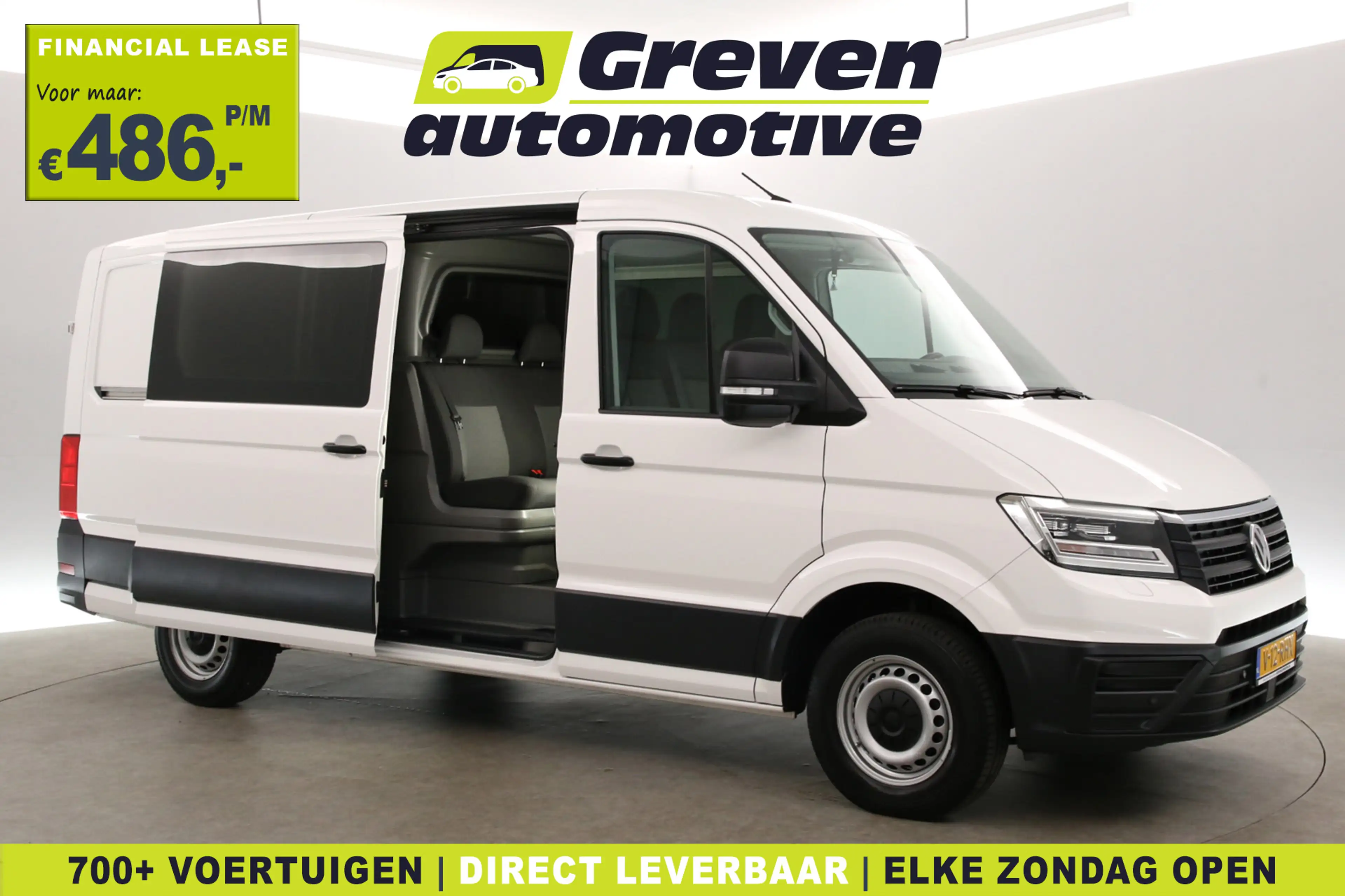 Volkswagen Crafter 2.0 TDI 140PK L3H2 | DC | 6 Zits | 3000KG Trekgew.