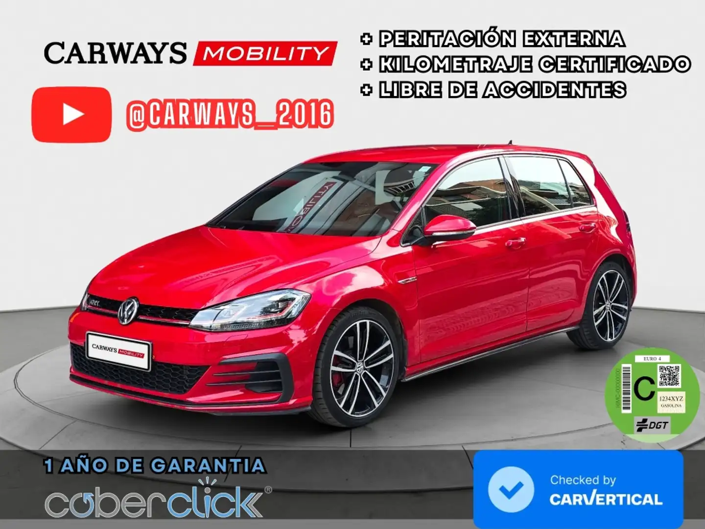 Volkswagen Golf GTI 2.0 TSI DSG6 169kW Rojo - 1