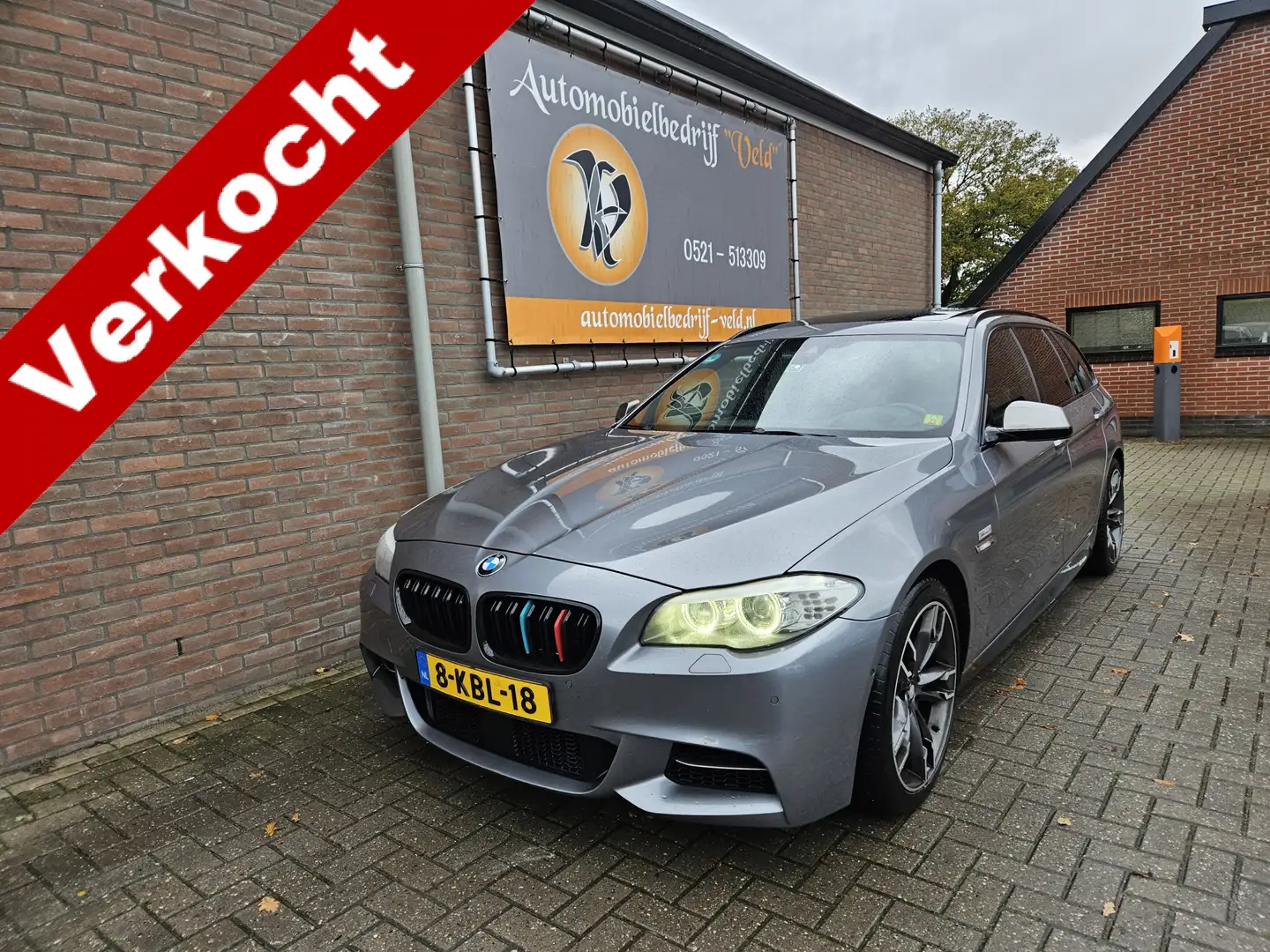 BMW M550 5-serie Touring M550xd Gris - 1