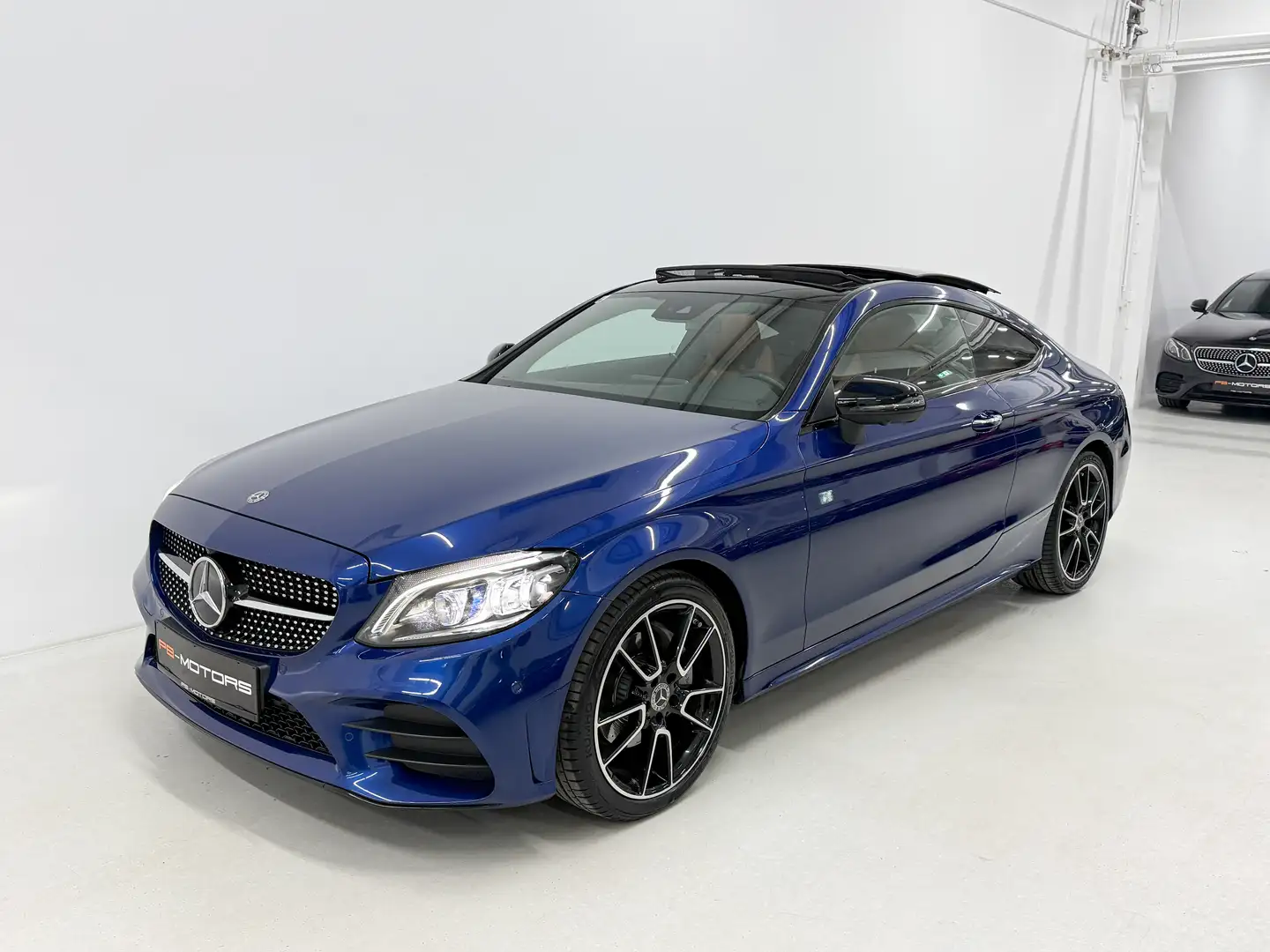 Mercedes-Benz C 200 4Matic AMG-Line C43 Look Burm Pano 360 Garantie Blau - 2
