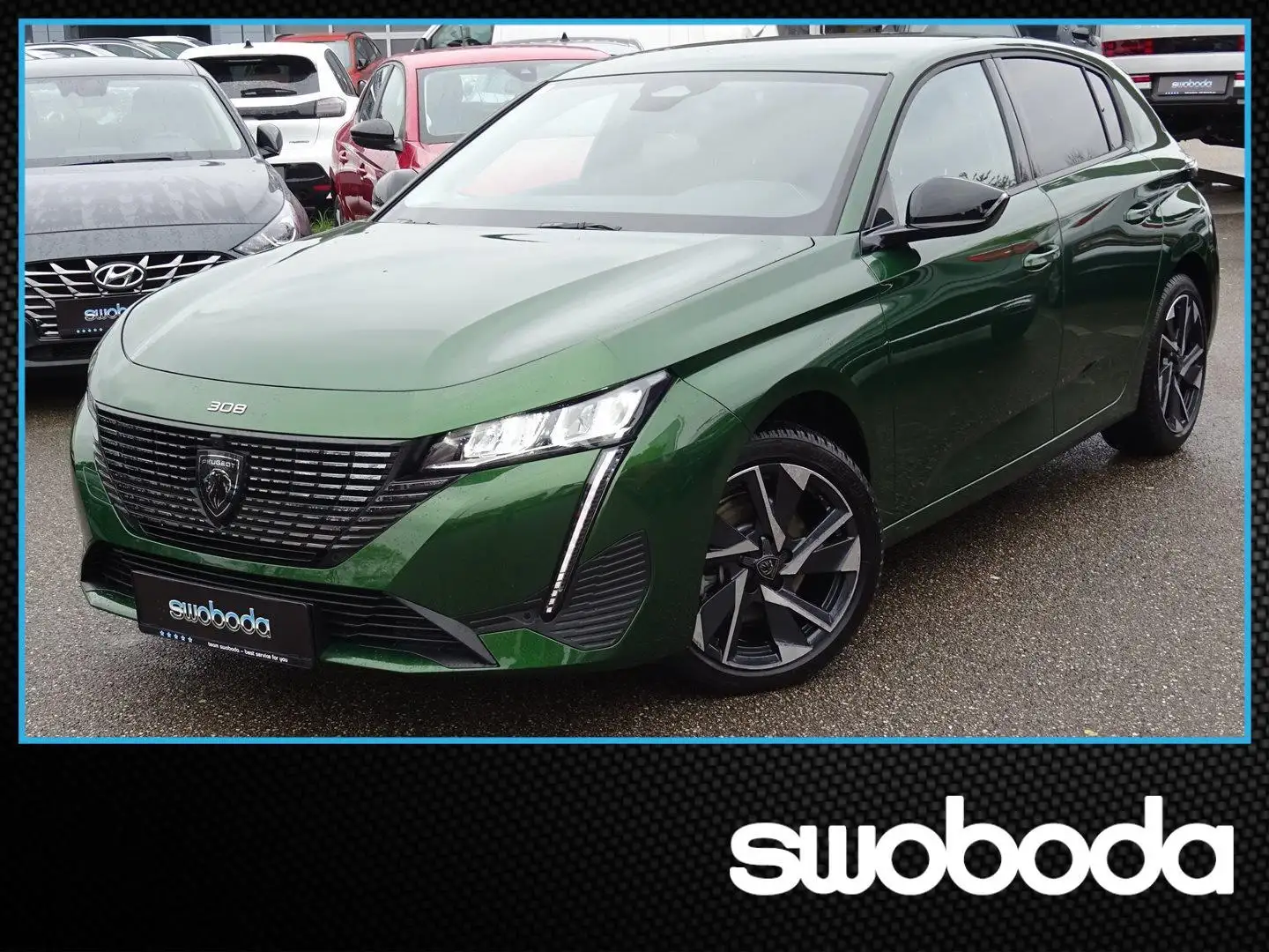 Peugeot 308 BlueHDi 130 S&S EAT8 Allure Grün - 1
