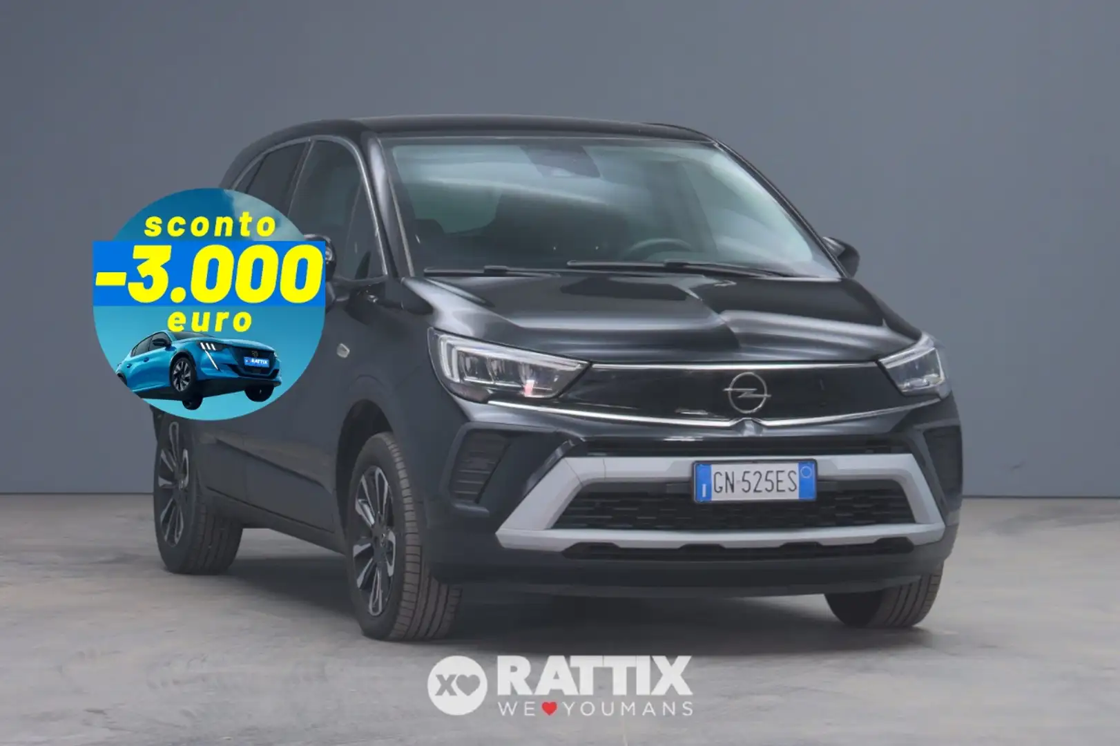 Opel Crossland 1.2 130CV Elegance AT6 Noir - 1