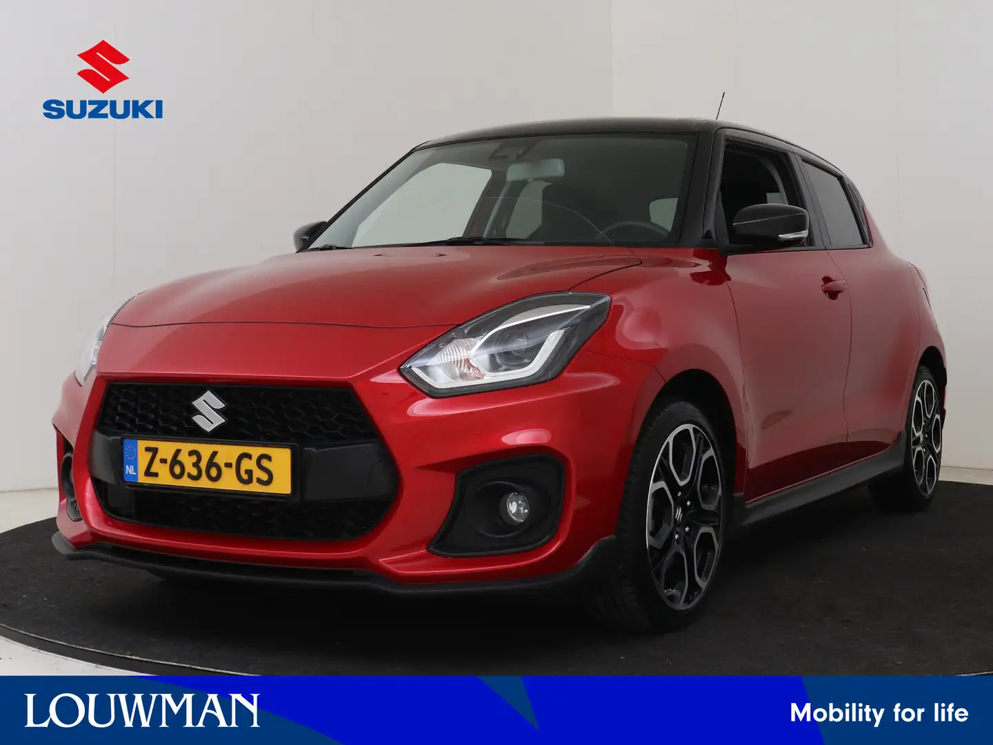 Suzuki Swift 1.4 Sport Smart Hybrid | Parkeersensoren | 17'' LM Rood - 1