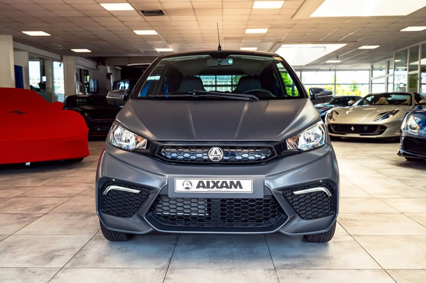 Aixam City GTO *45Km/h*Graphitmatt*Cam*MiniTabletRadio Zwart - 2