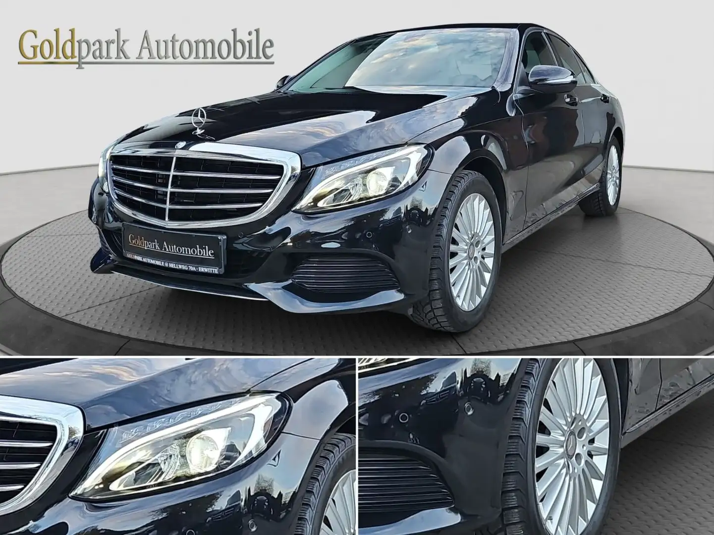 Mercedes-Benz C 180 Exclusive Limousine/VOLL-LED/NAVI/T-LEDER Schwarz - 1