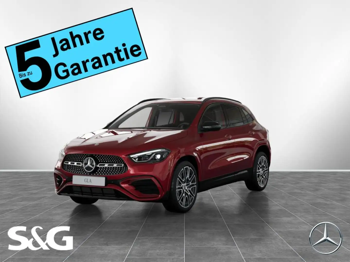 Mercedes-Benz GLA 200 d AMG MBUX+RüKam+M-LED+AHK+Night+Smartph Rot - 1