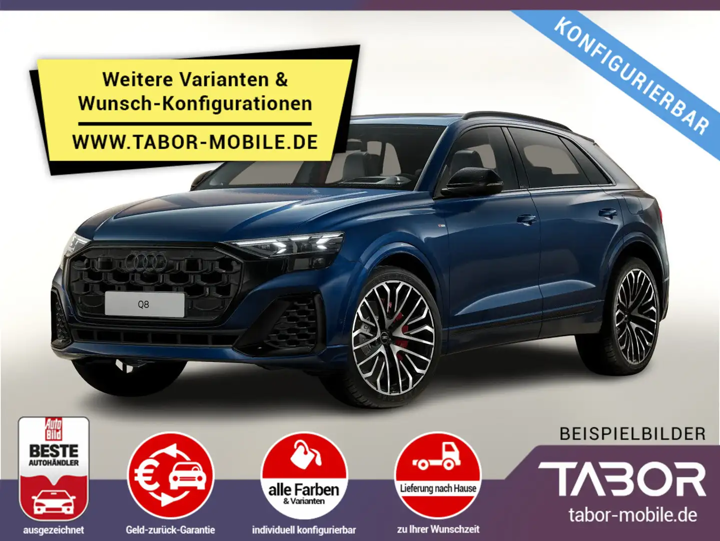 Audi Q8 60 TFSIe PHEV Facelift 2xS Line Matrix Nav Blanc - 1