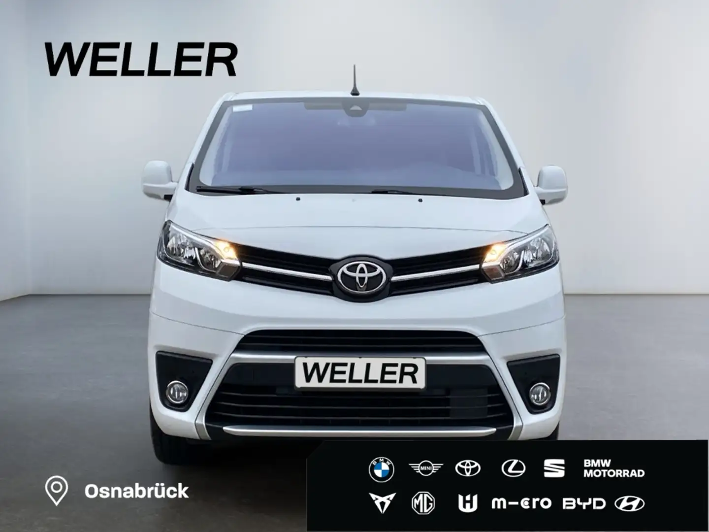 Toyota Proace 2,0l-D-4D L2 Verso Team D *HUD*ACC*CAM*SHZ* Weiß - 2