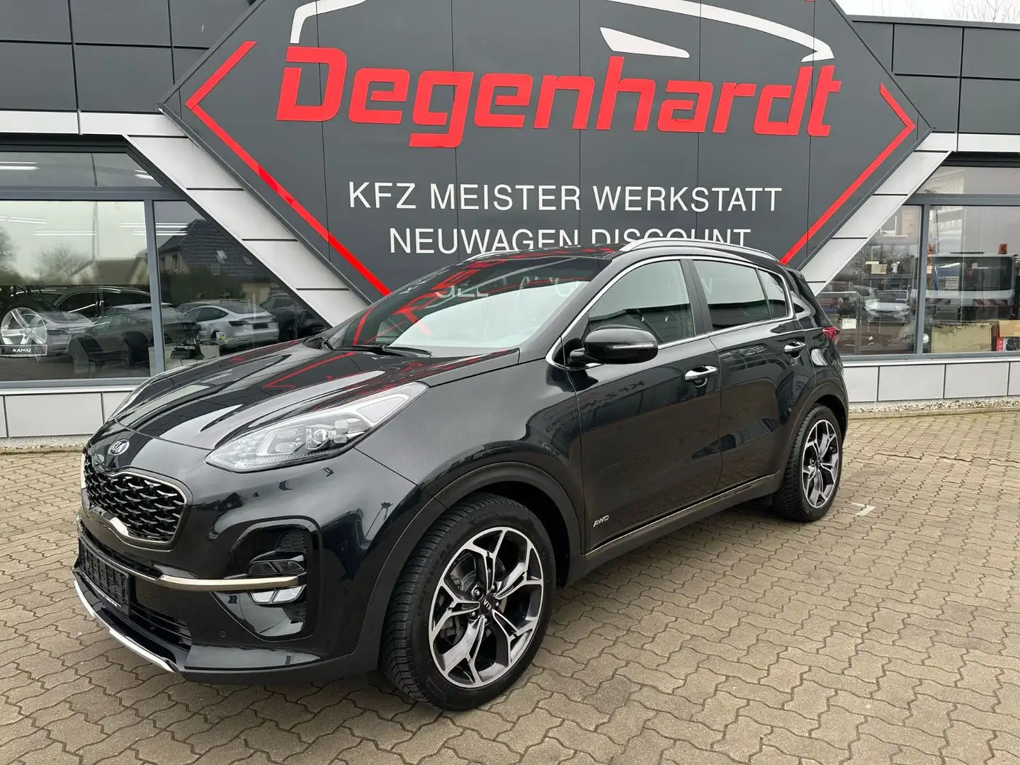 Kia Sportage GT-Line 4WD 360 Navi  Leder AHK ACC Schwarz - 1