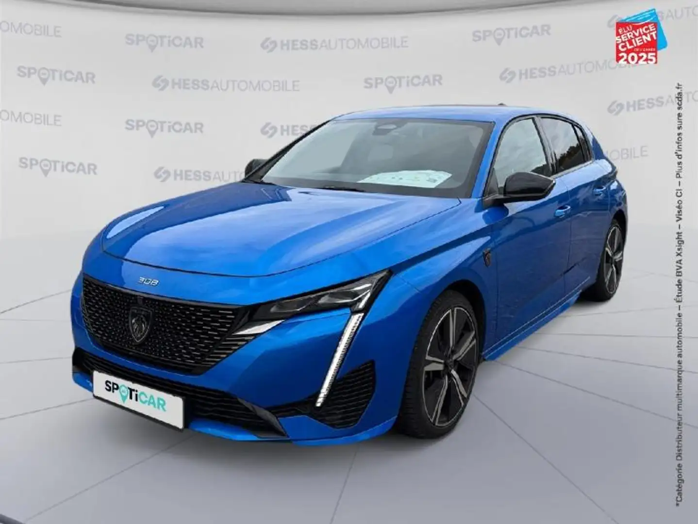 Peugeot 308 1.5 BlueHDi 130ch S/S GT Pack EAT8 GPS Camera Bleu - 1