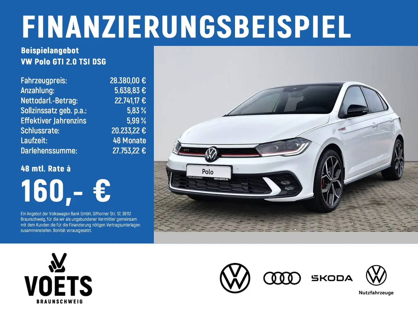 Volkswagen Polo GTI 2.0 TSI DSG ACC+RearView+MATRIX-LED Weiß - 2
