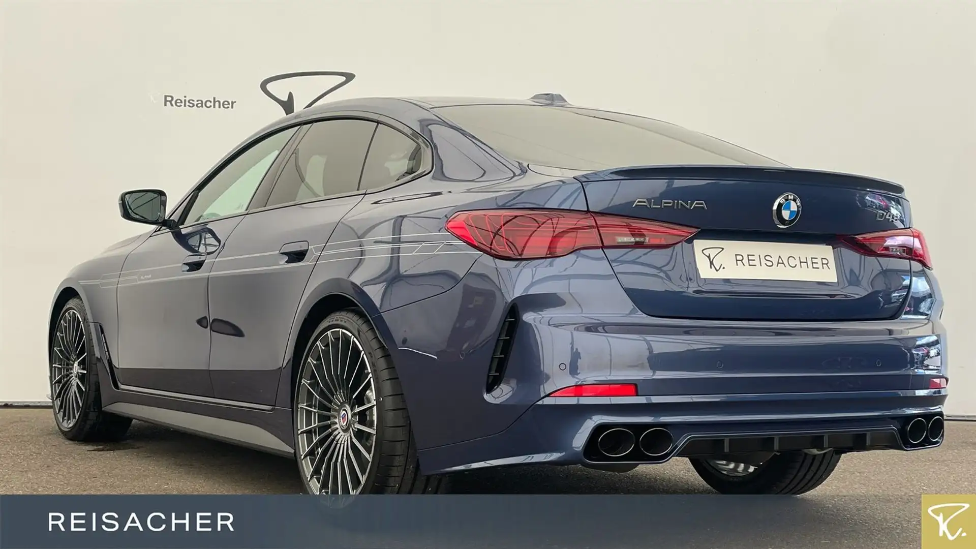 Alpina D4 S Gran Coupé GSD,AHK,el.Sitz+Mem,DAProf,Leder Blau - 2