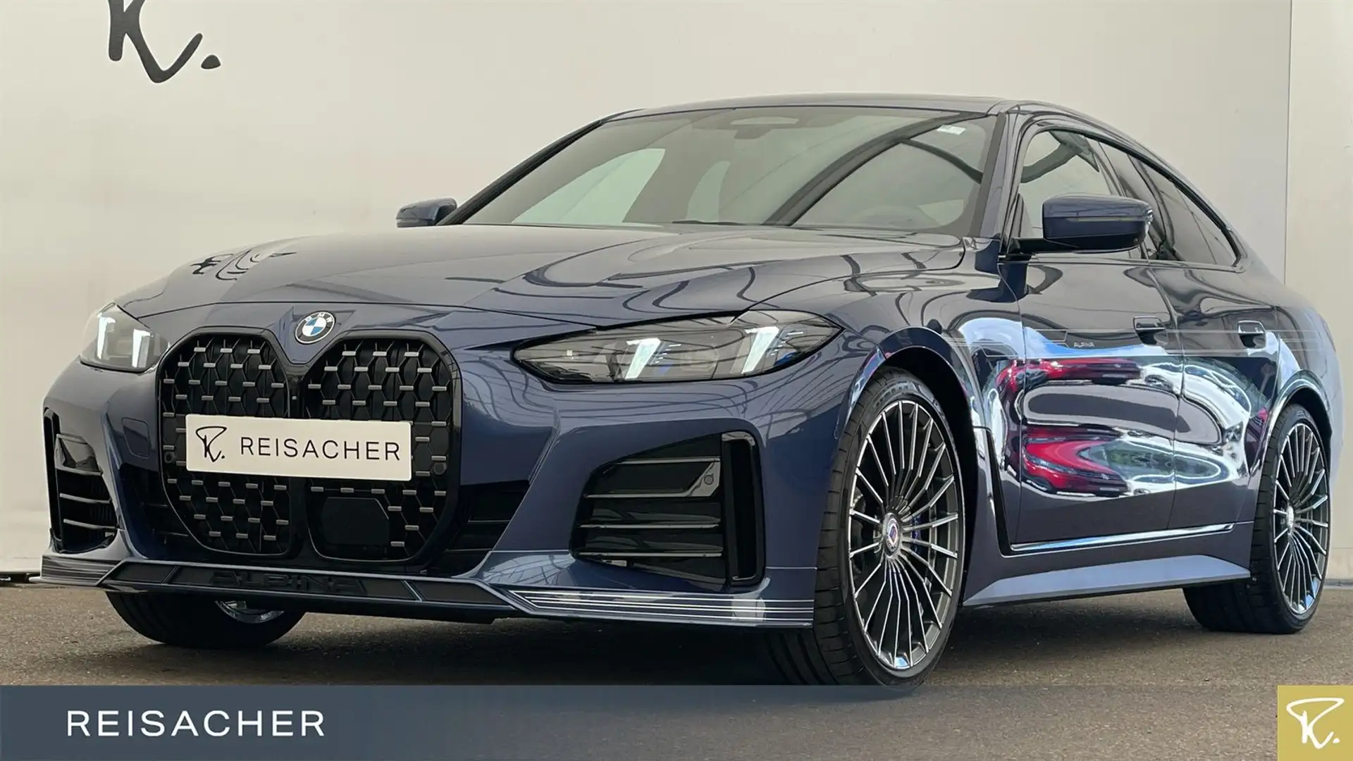 Alpina D4 S Gran Coupé GSD,AHK,el.Sitz+Mem,DAProf,Leder Blau - 1