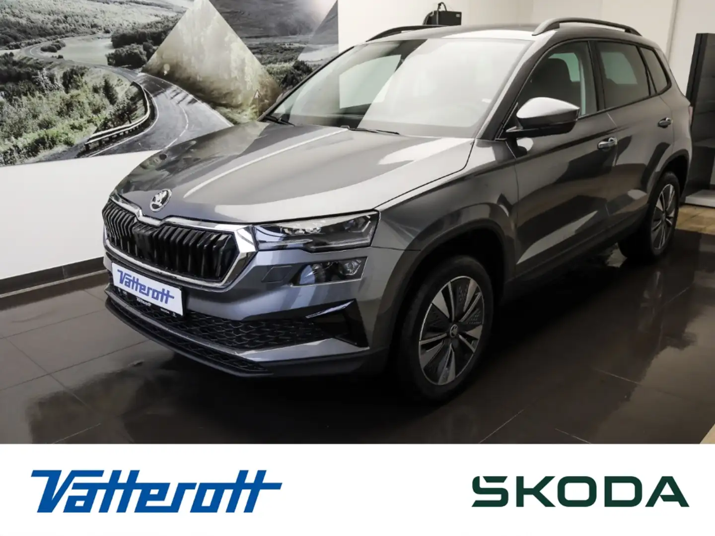 Skoda Karoq Balance 1.5 TSI AHK Navi Kamera Anschlussgarantie Grau - 1